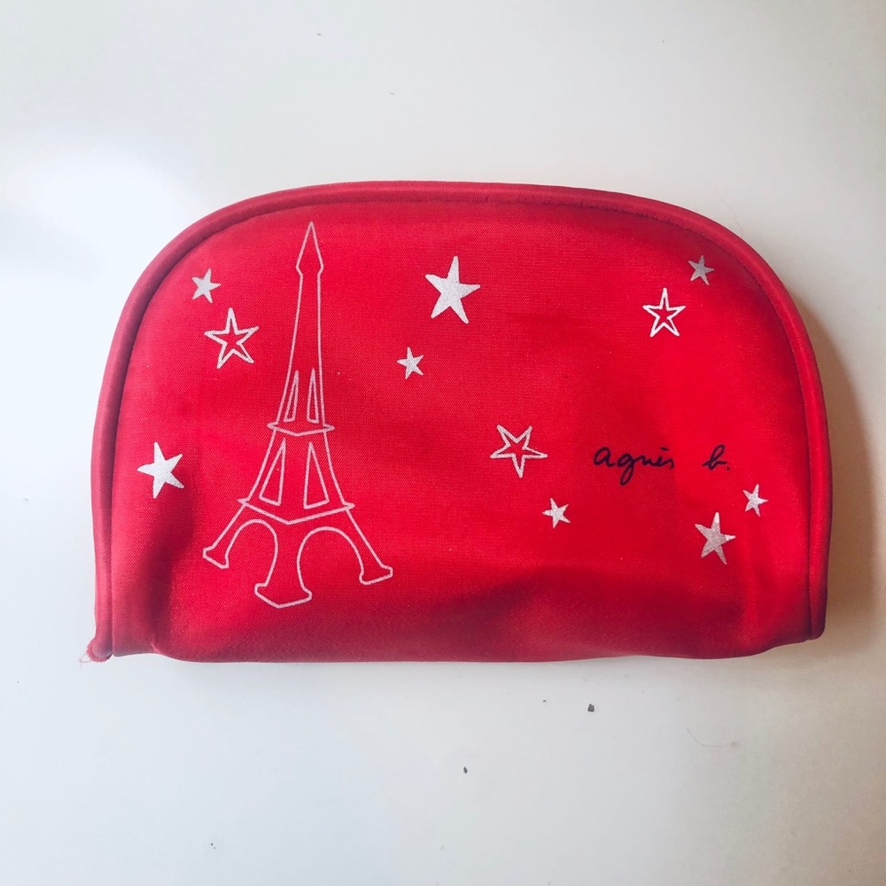 [Agnès B] “Paris” Travel Makeup Bag